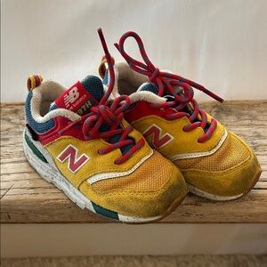 New Balance 997H Athletic Shoe - Baby / Toddler - Yellow / Multicolor